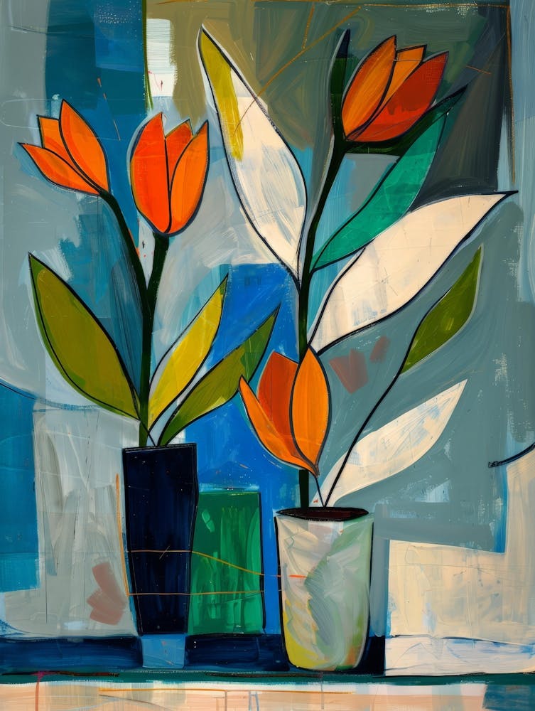 Orange Tulips