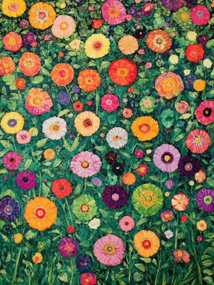 Garden Full Of Colorful Flowers 10