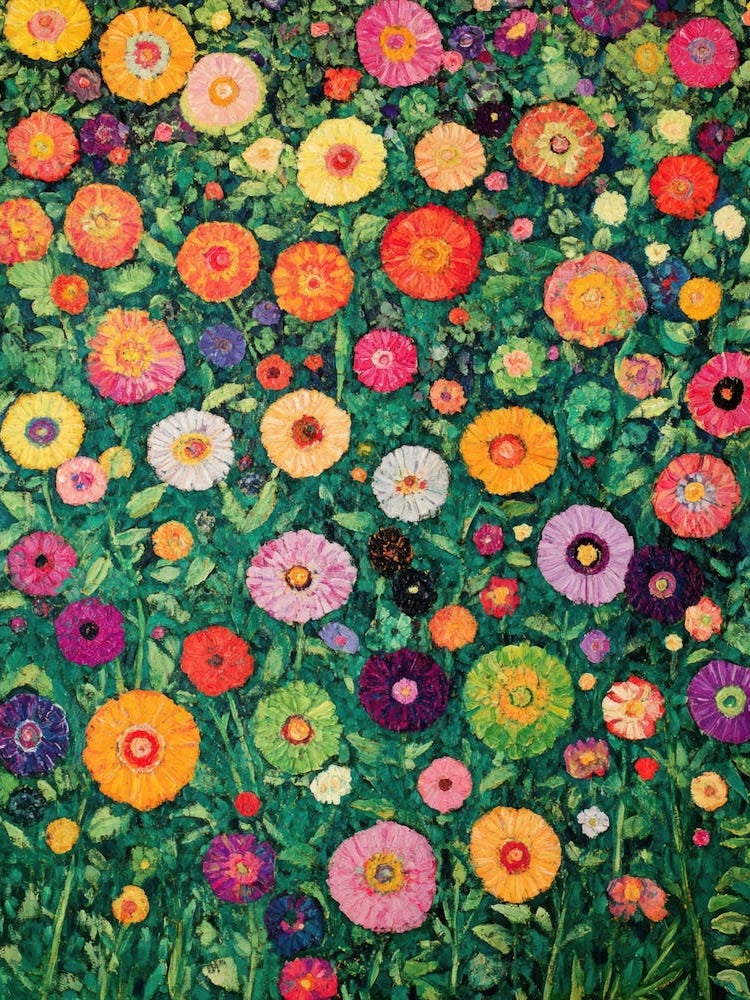 Garden Full Of Colorful Flowers 10