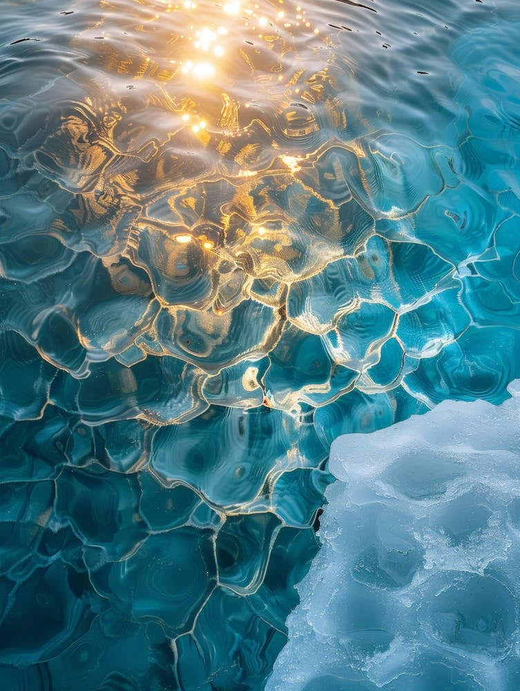 Icebergs In The Water 1