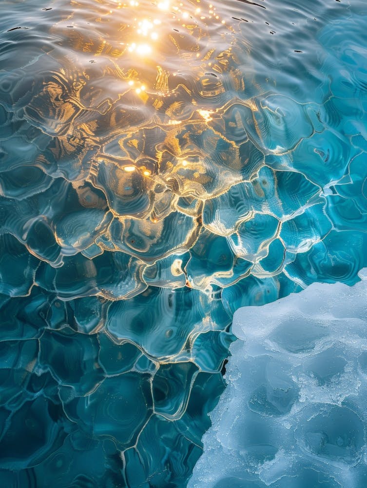 Icebergs In The Water 1