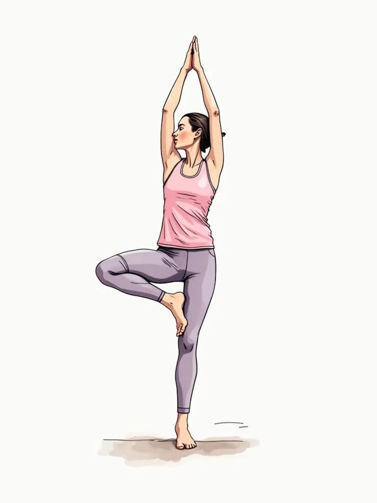 Art de yoga sans visage 8
