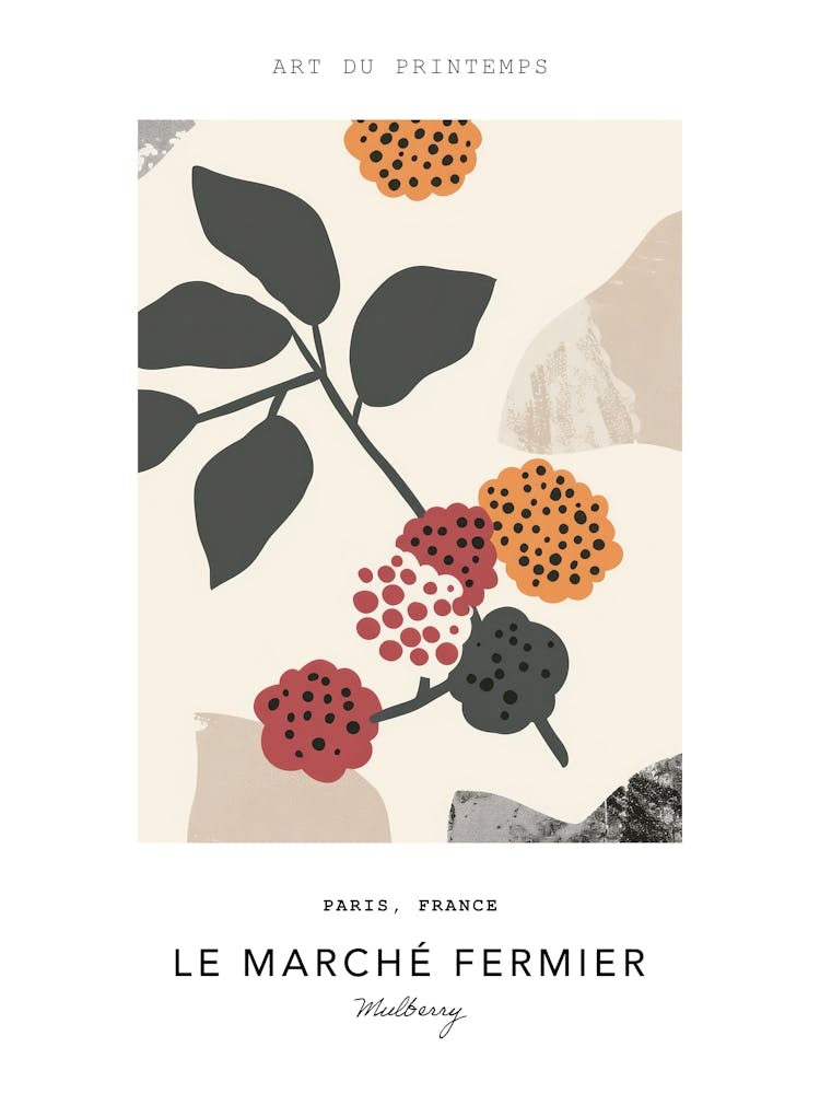 Mulberry Le Marche Fermier Poster 3