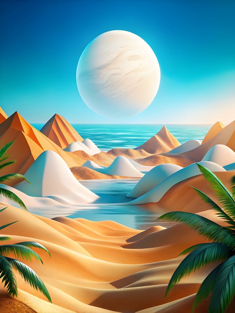 3d Desert Landscape