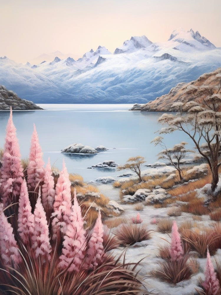 Dreamy Winter Painting Nahuel Huapi National Park Argentina 1