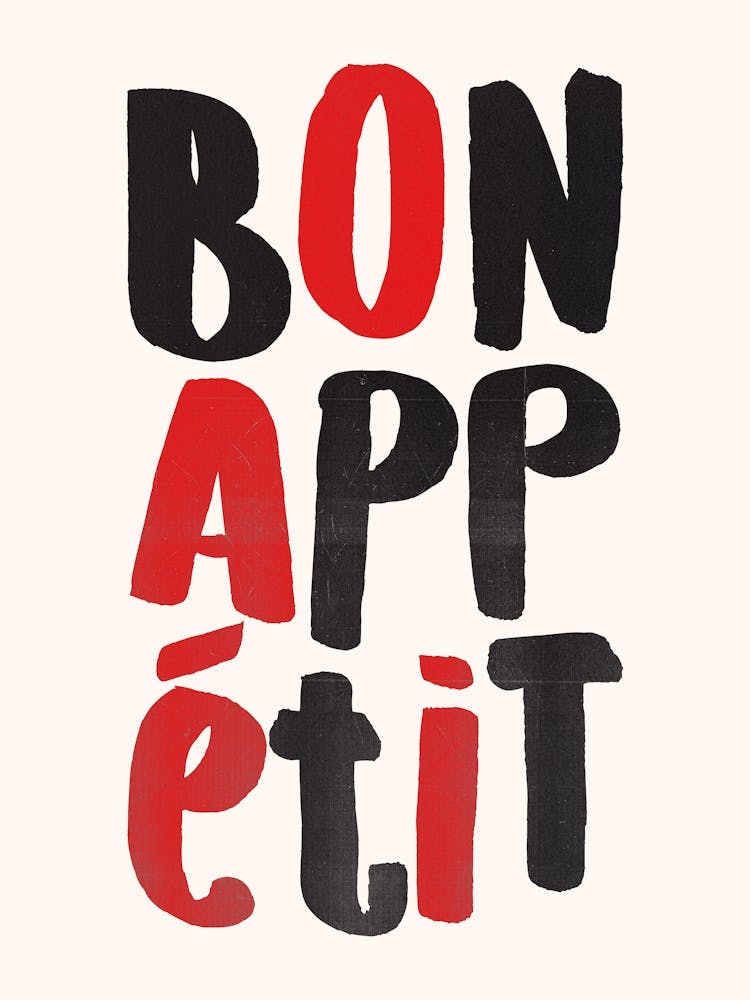Bon Appétit Typography