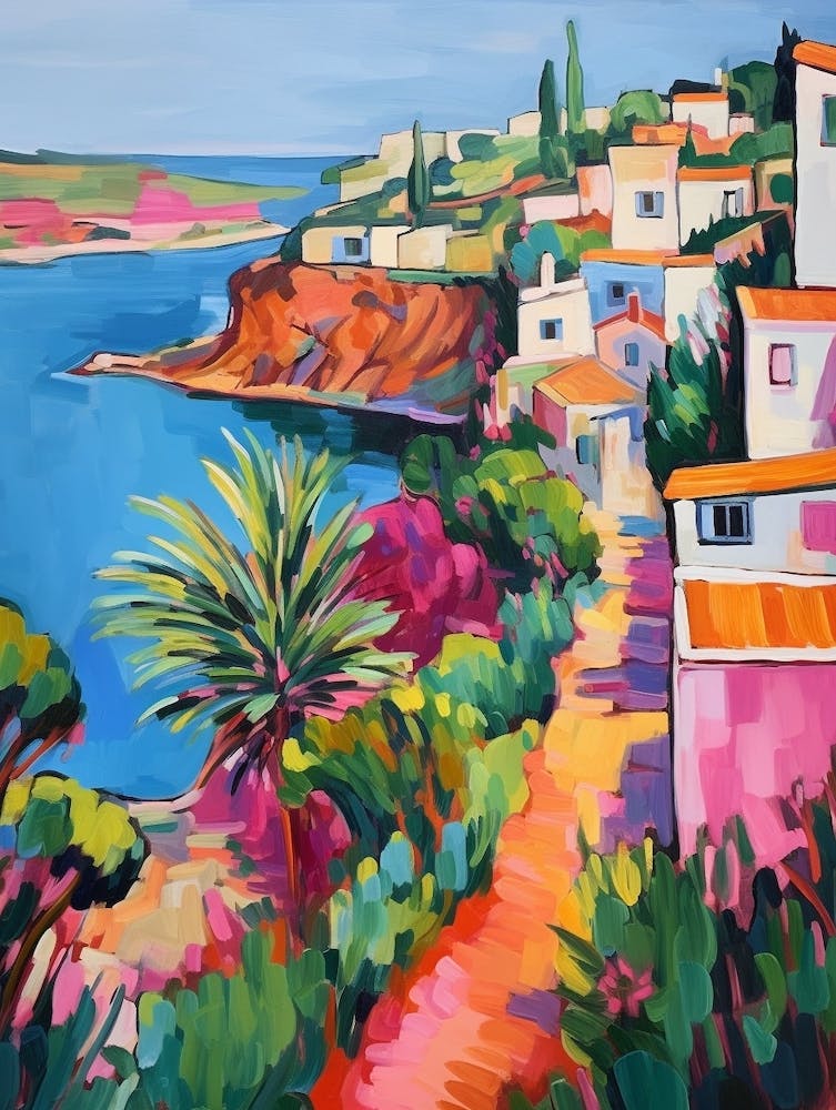 Algarve Portugal 2 Fauvist Painting