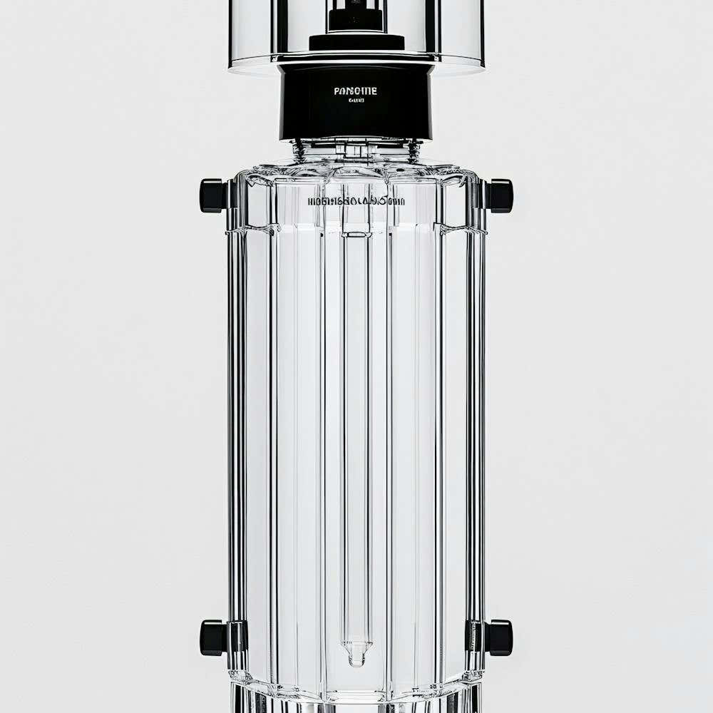 Clear Glass Perfume Bottle