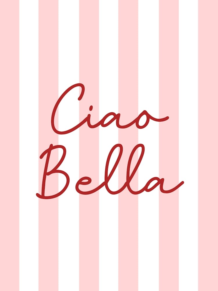 Ciao Bella Pinke Streifen