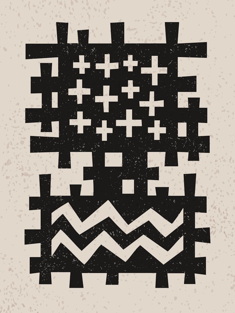 Mid Century Modern Atomic Abstraction