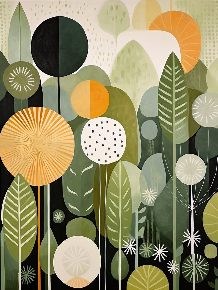 Floral Print 51, Mid Century Modern Wall Art, Pop Culture Print Modern Art, Exhibition Poster Minimalist Modern, Retro Print, Bauhaus