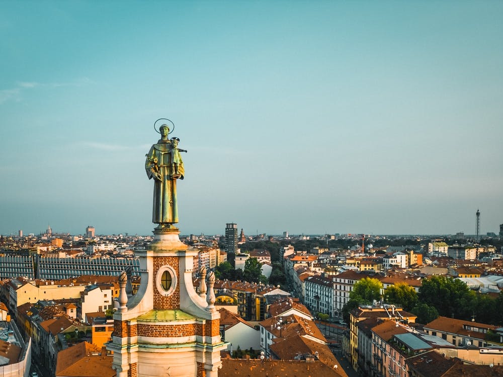 Basilica Santuario Sant'Antonio di Padova Milan, Italy.