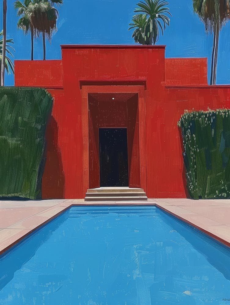 Red House In Palm Springs