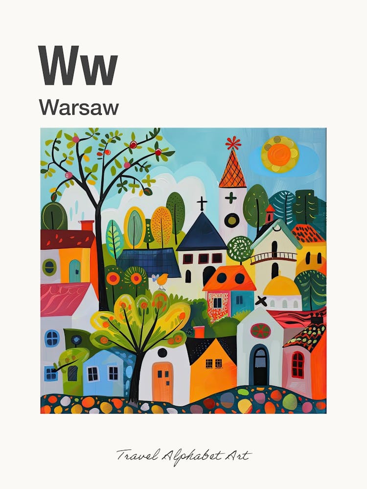 Kids Travel Alphabet  Warsaw 4