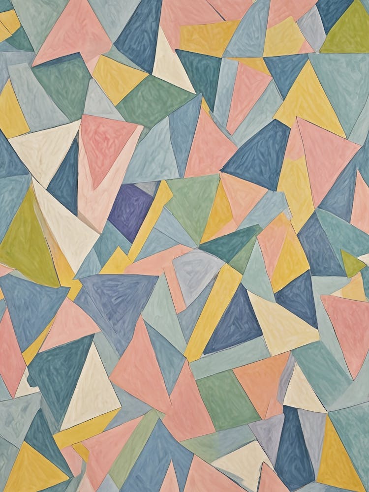 Pastel Triangles no2