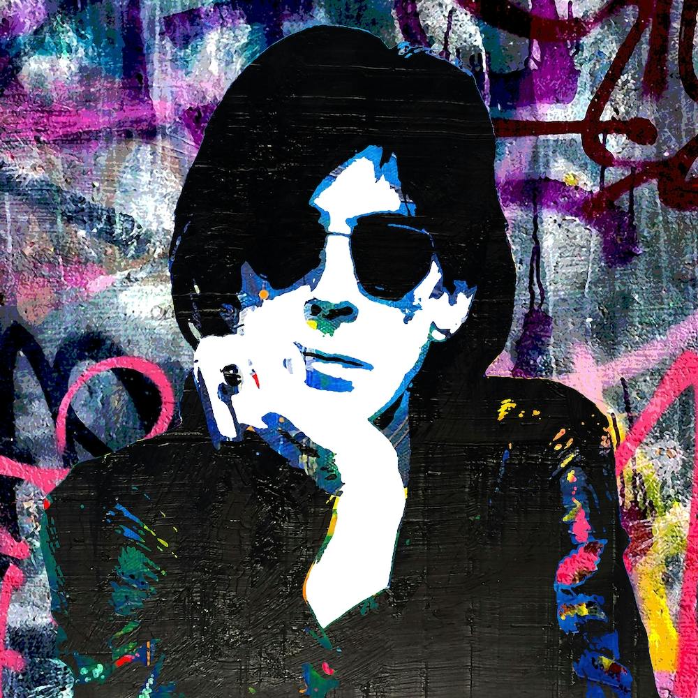 Ric Ocasek Pop Art Square