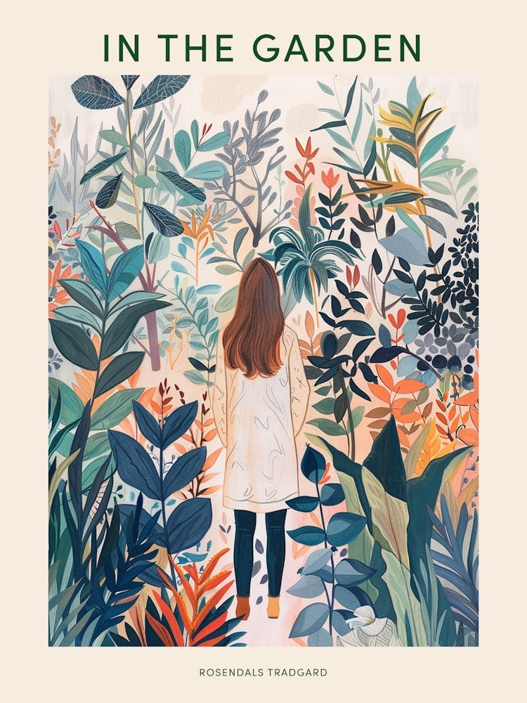 In The Garden Poster Rosendals Tradgard Sweden 3