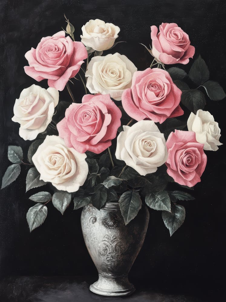 Roses dans un vase 19