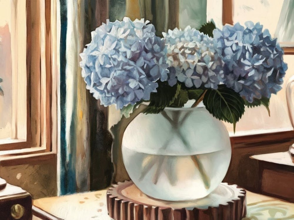 Blue Hydrangeas 1