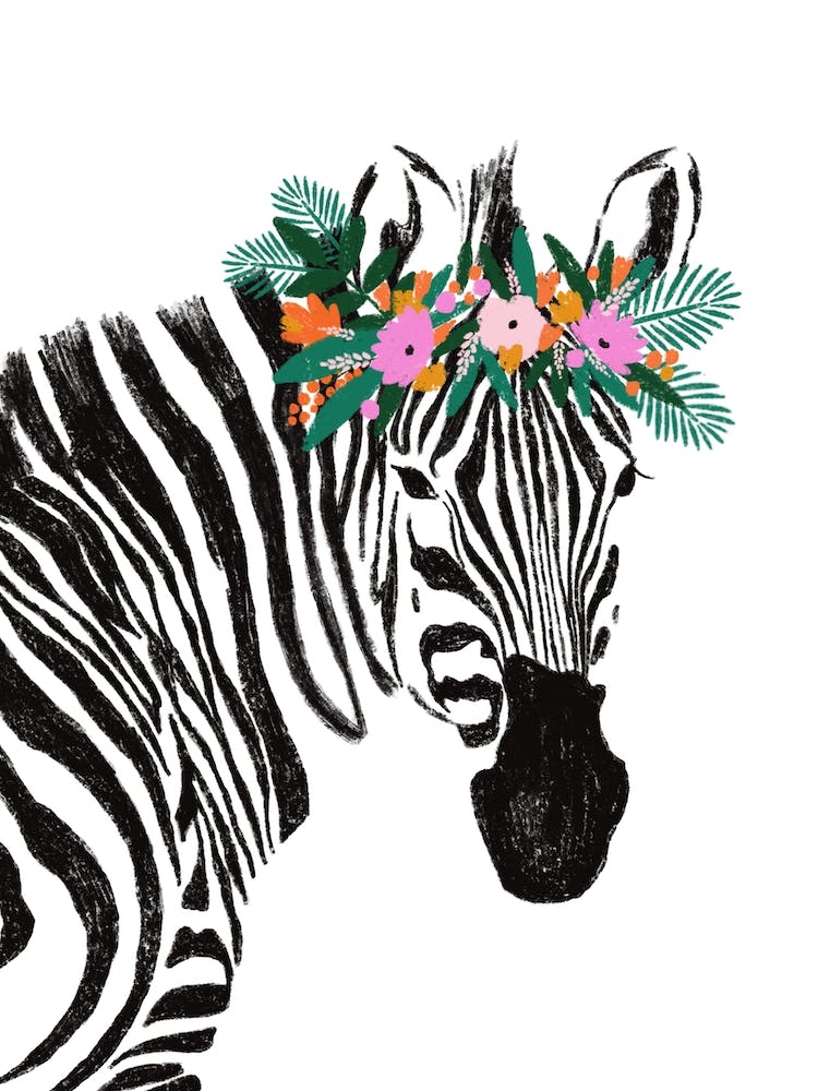 Zebra Nursey Print