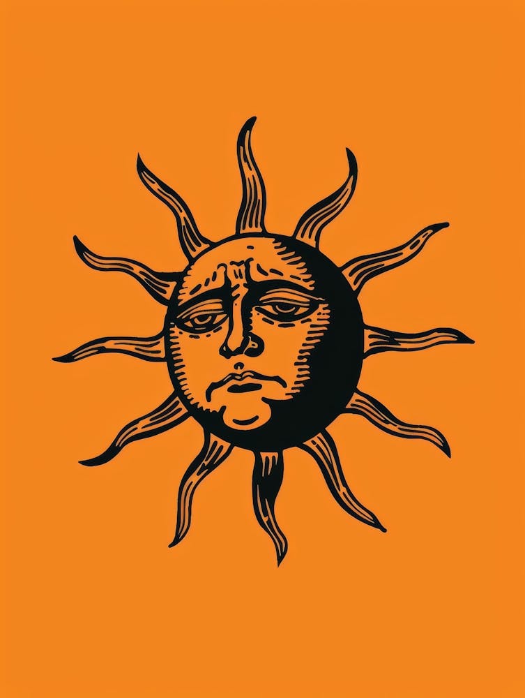 Sun on Orange 1214