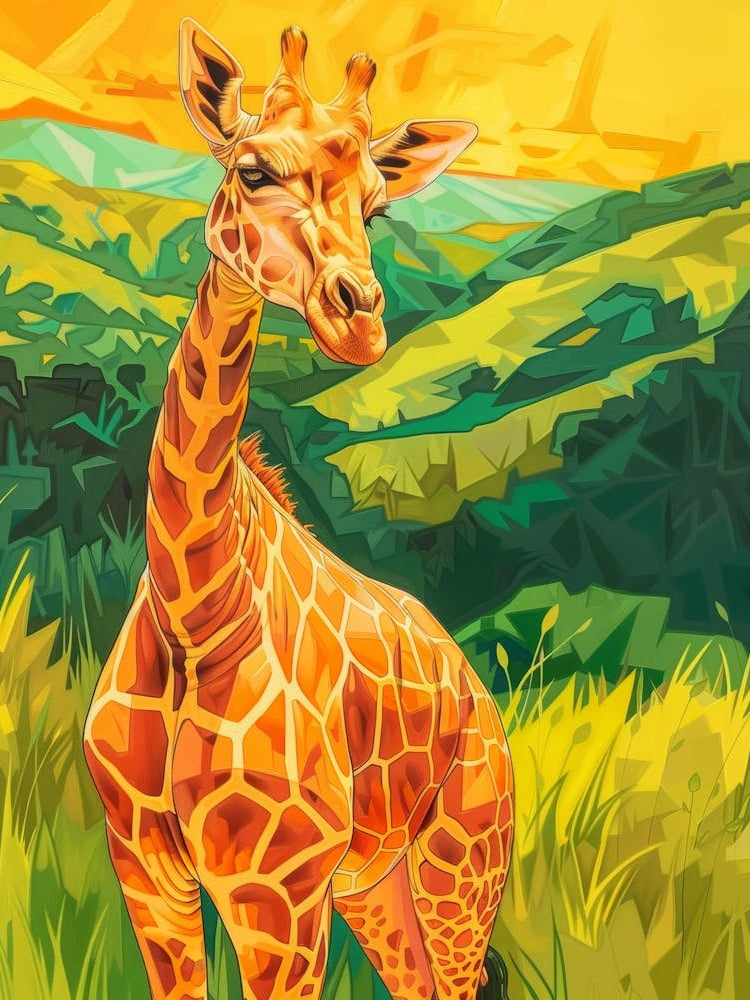 Giraffe Painting