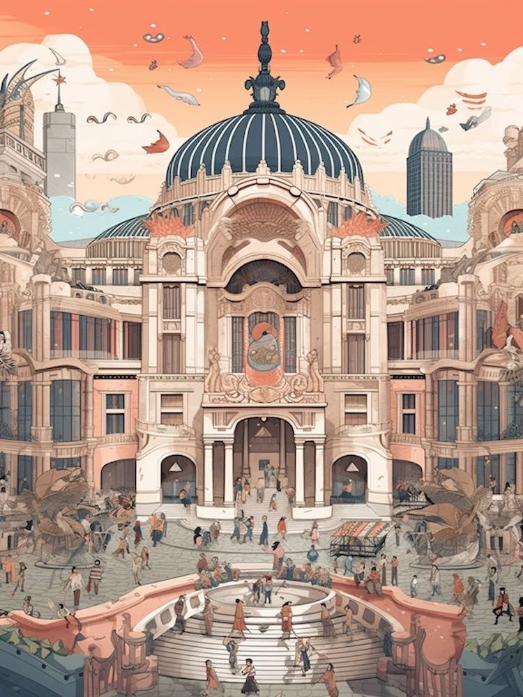 Palacio De Bellas Artes, Mexico City