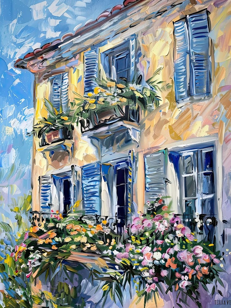 Balcony Painting In Cannes 2