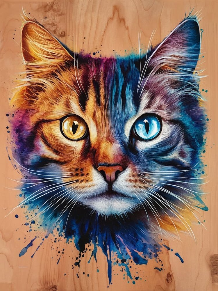 Colorful Cat