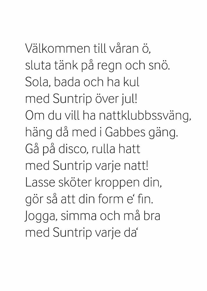 Välkommen Till Våran Ö - Sällskapsresan
