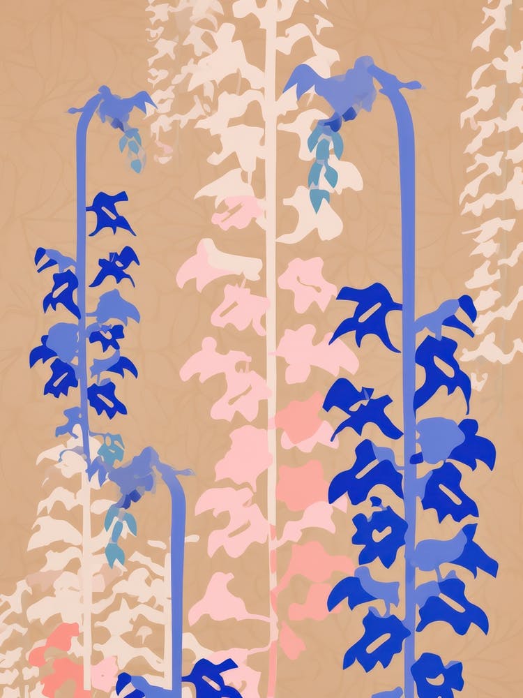 Bluebells Flower Big Bold Illustration 4