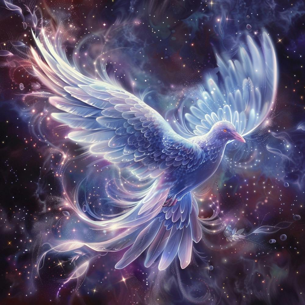 The Most Beautiful Etheral Image Of The Bird Of Peace