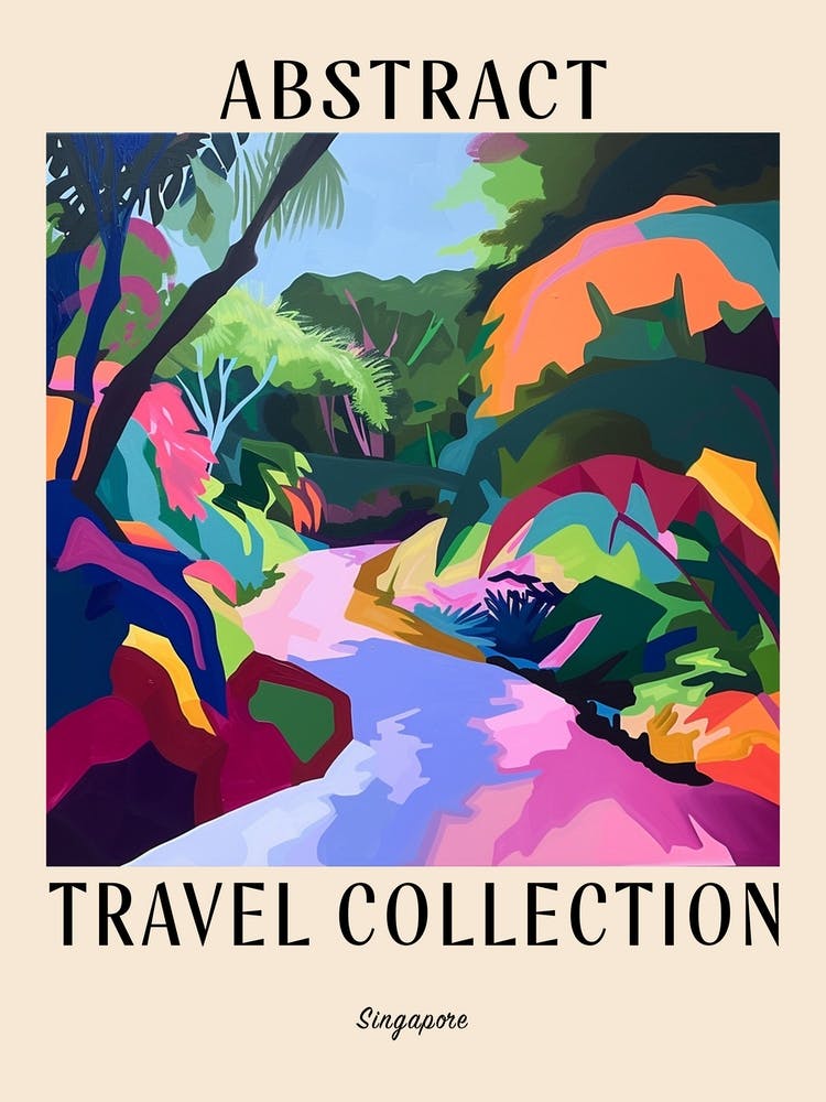 Abstract Travel Collection Poster Singapore 6