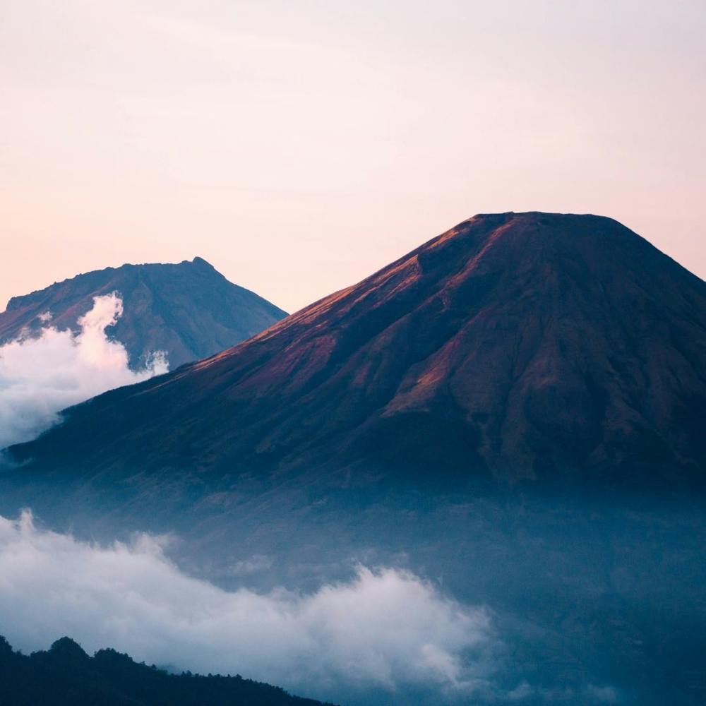 Sunrise Over Mount Batuan