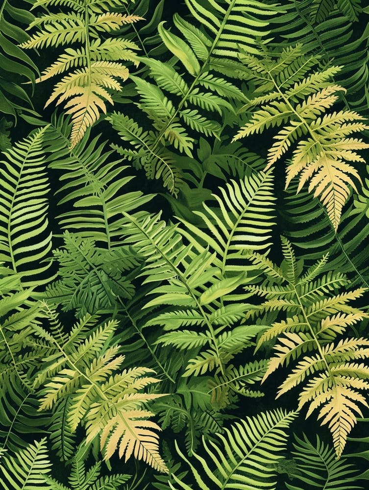 Pattern Poster Forked Fern 2