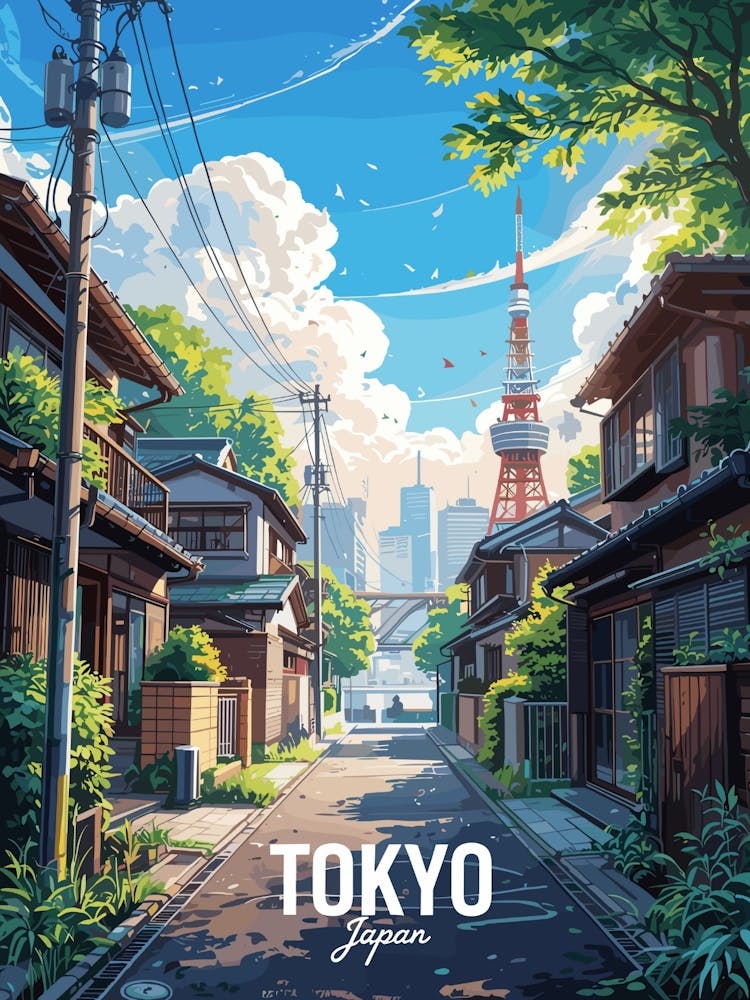 Tokyo Japan Anime Travel