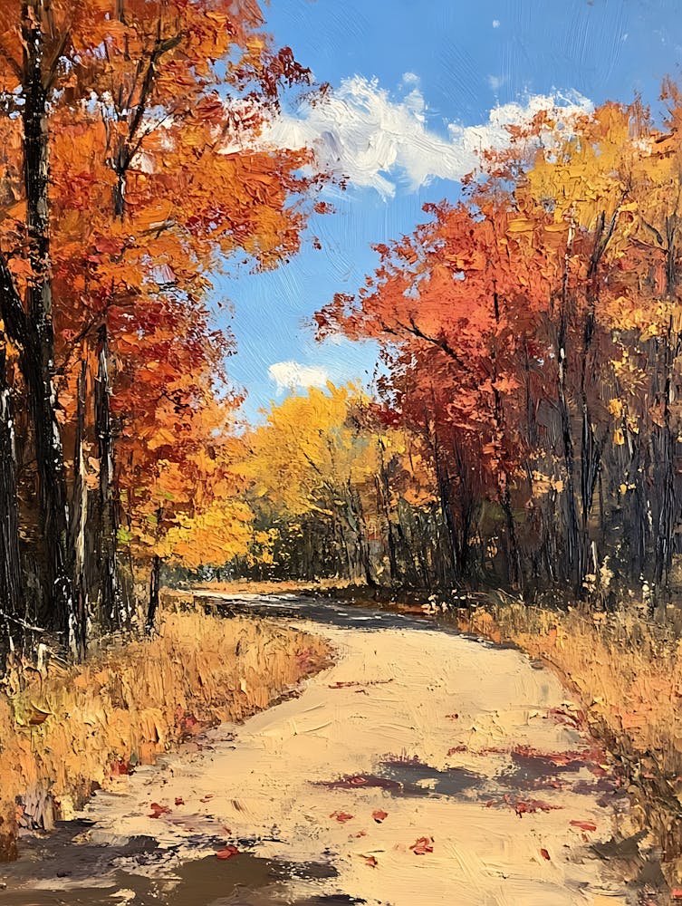 Beautiful Autumn Painting 15