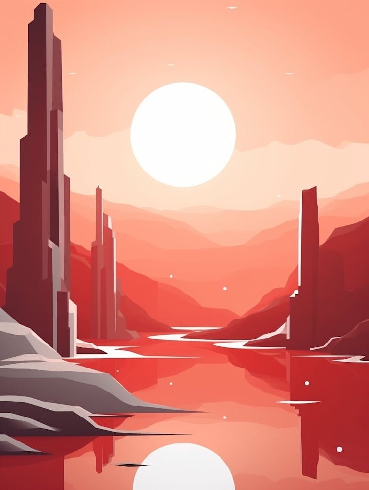 Futuristisch Abstrakt Minimalistisch 9