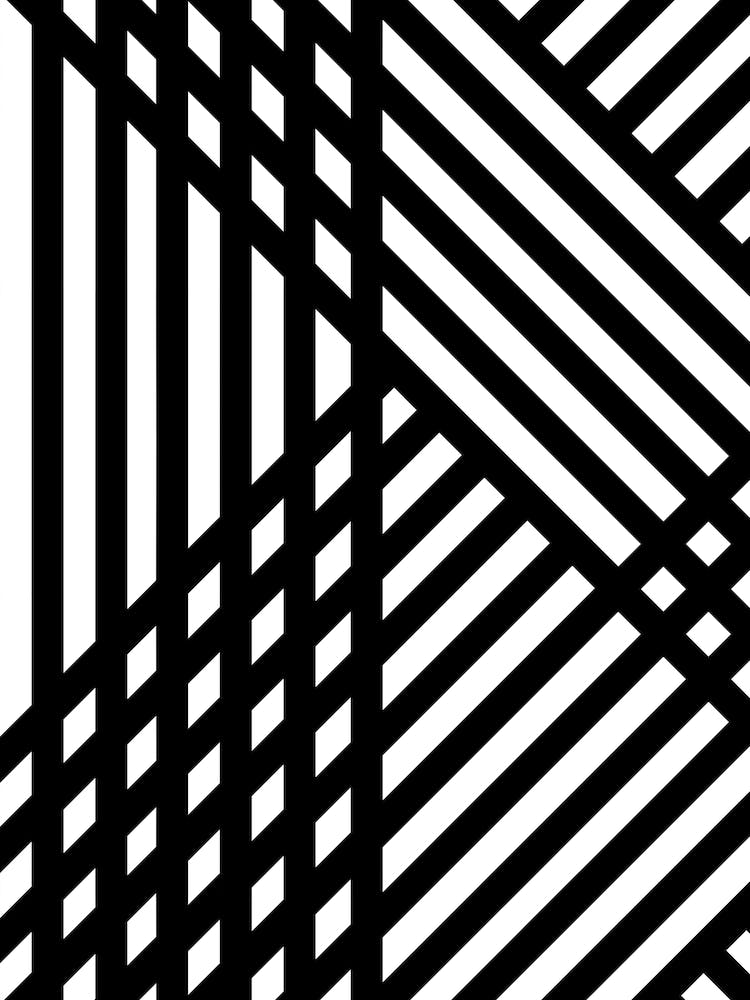 Abstract Black And White Lines
