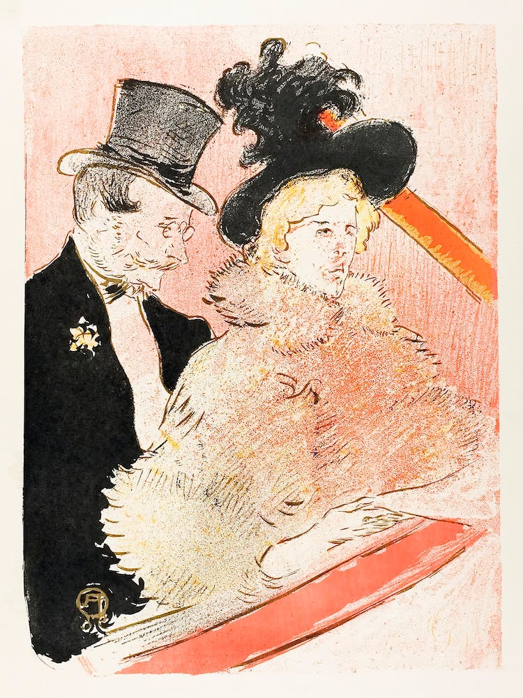 At The Concert (1896), 2, Henri de Toulouse-Lautrec