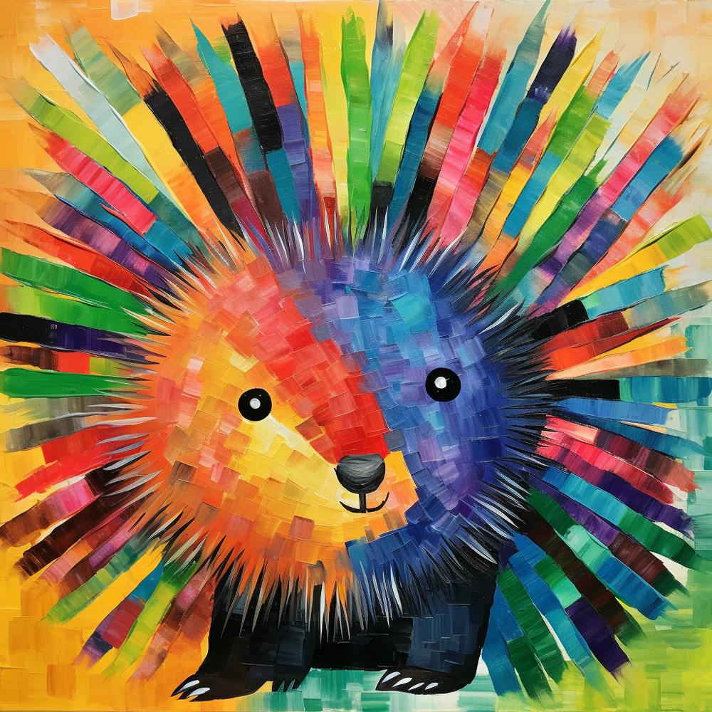 Colorful Hedgehog
