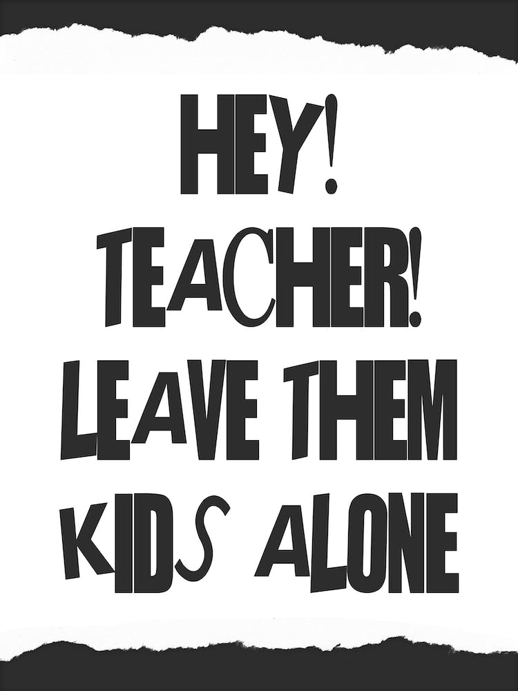 Pink Floyd Brick In The Wall Black White Print