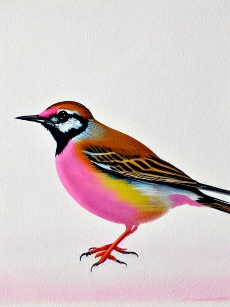 Lerche Aquarellvogel
