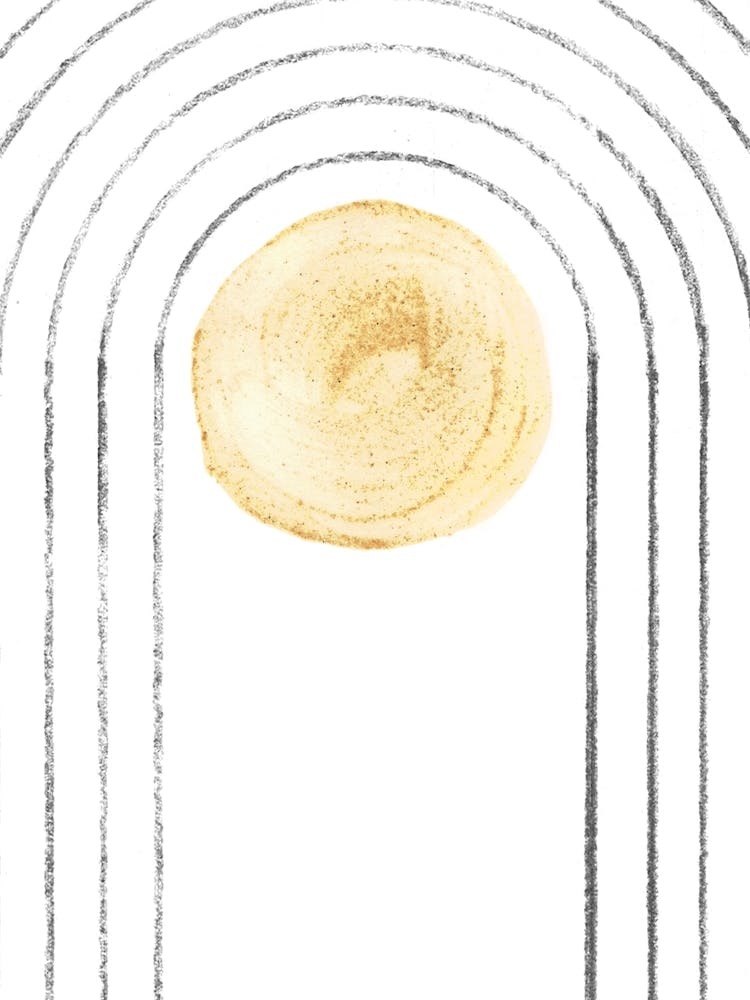 Mustard yellow Rainbow-Arch