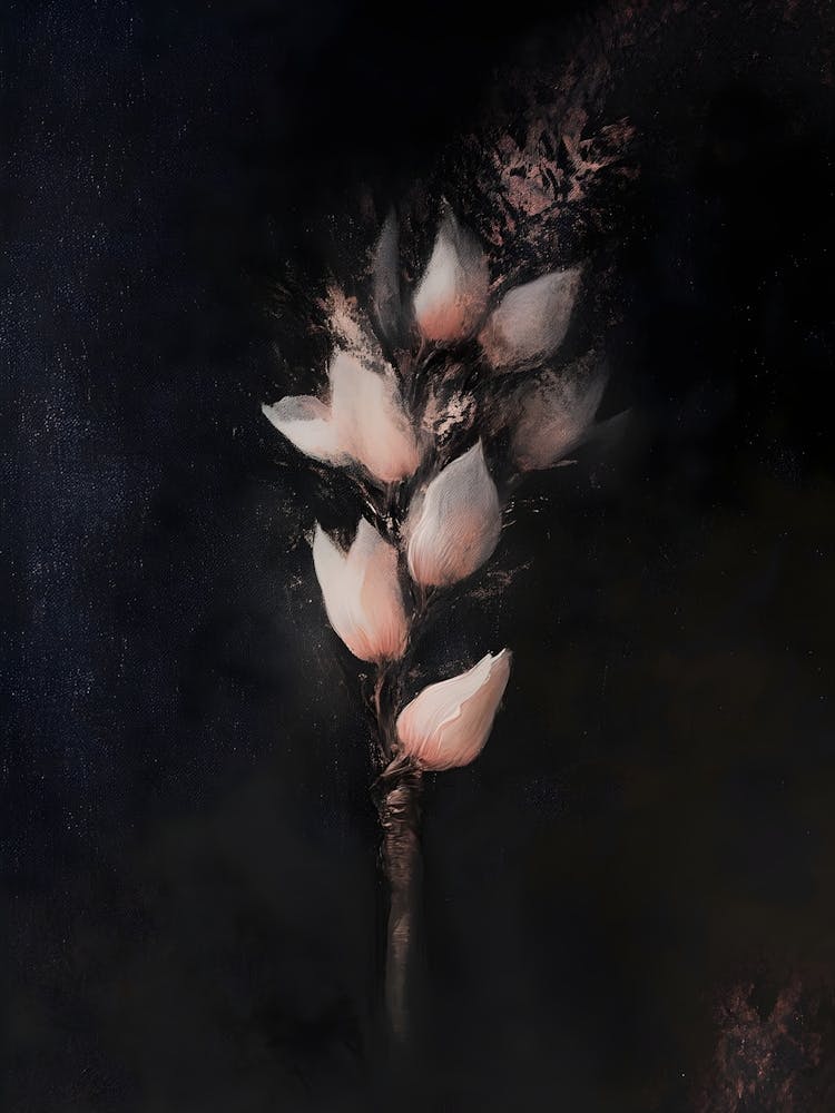 Dark Gothic Flower Of The Night