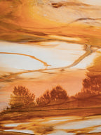 Sunset Over A Lake