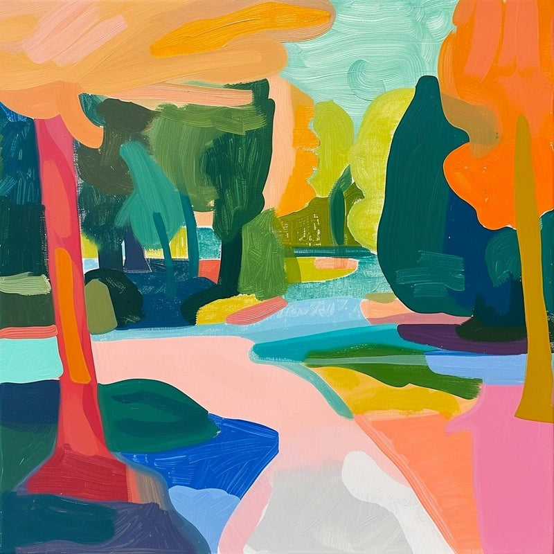 Abstract Park Collection Parc Monceau Paris France 2