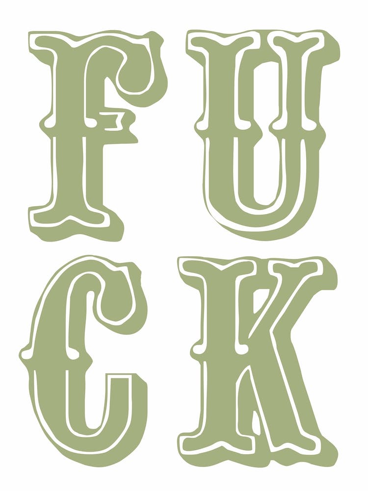 Fuck - Green