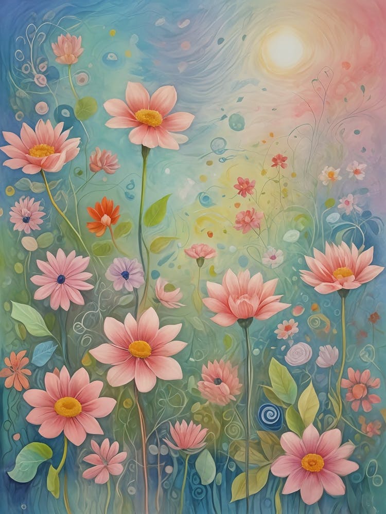 Flower Dreams In Pastel no3