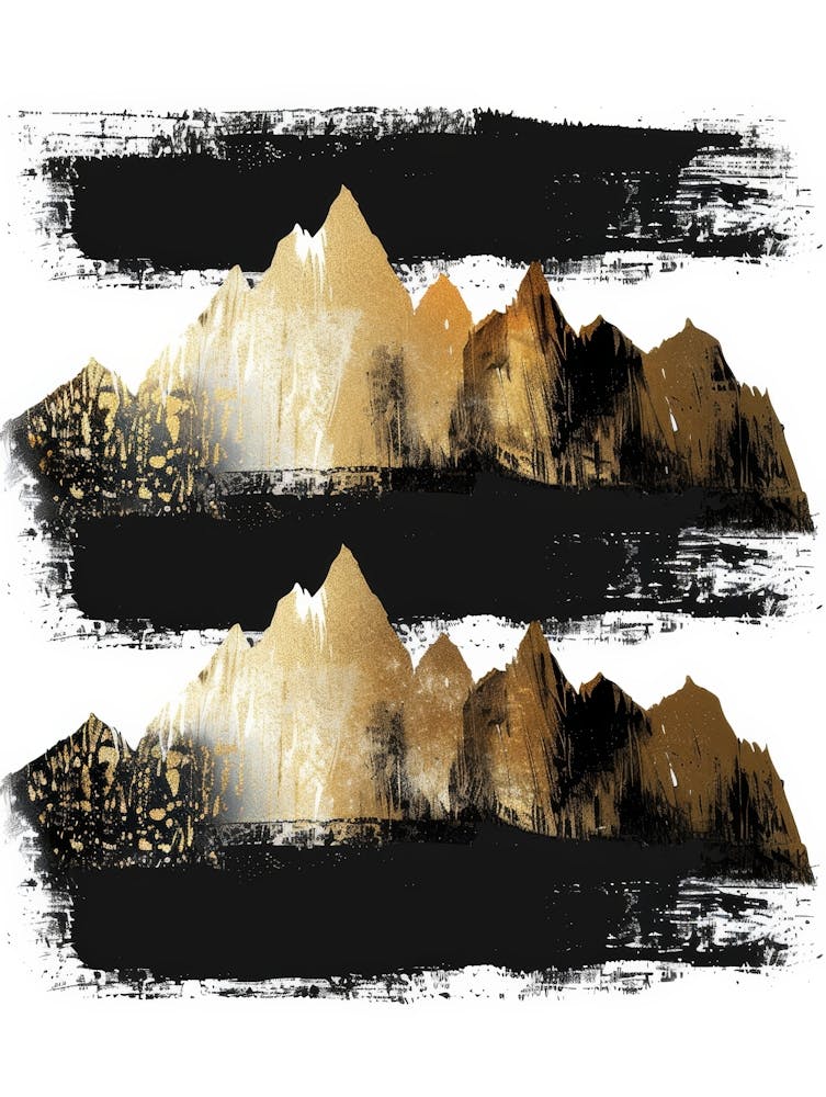 Gold And Black Mountains 17